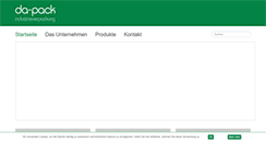 Desktop Screenshot of da-pack.de