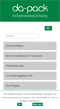 Mobile Screenshot of da-pack.de