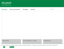 Tablet Screenshot of da-pack.de